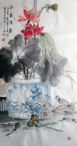 Qing Gong,50cm x 100cm(19〃 x 39〃),2024001-z