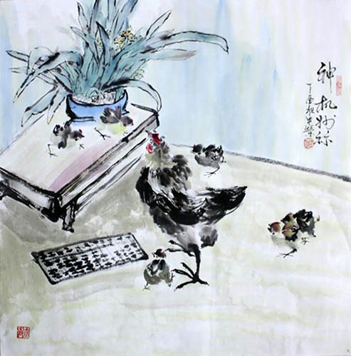 Qing Gong,68cm x 68cm(27〃 x 27〃),2347003-z