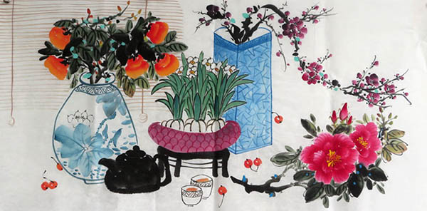 Qing Gong,50cm x 100cm(19〃 x 39〃),2350001-z