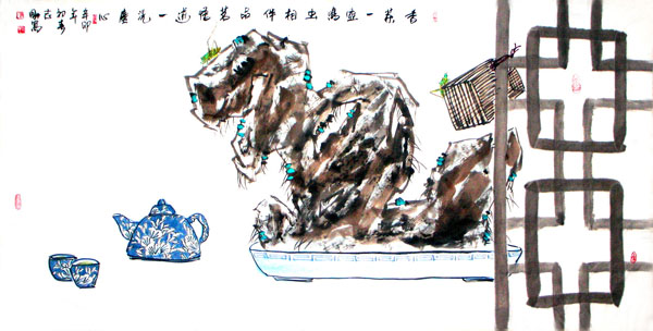 Qing Gong,66cm x 136cm(26〃 x 53〃),2360103-z