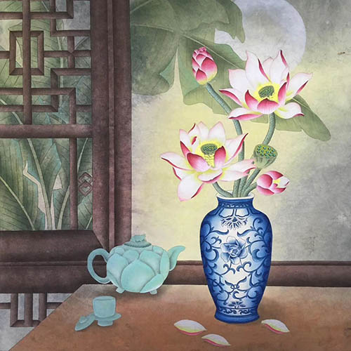 Qing Gong,68cm x 68cm(27〃 x 27〃),2387089-z