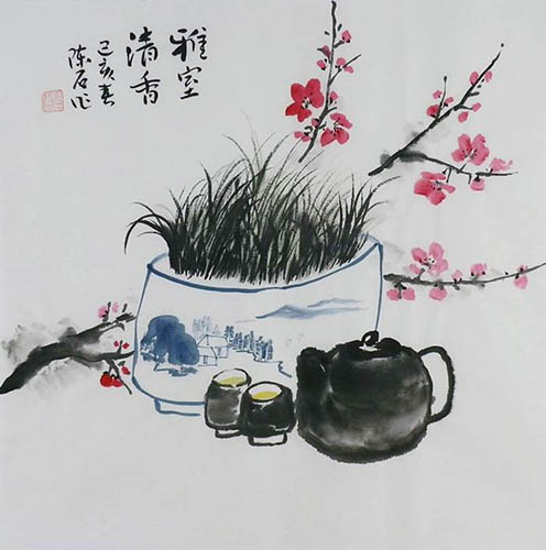 Qing Gong,50cm x 50cm(19〃 x 19〃),2407099-z