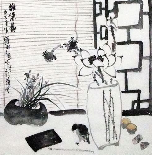 Qing Gong,69cm x 69cm(27〃 x 27〃),2422017-z