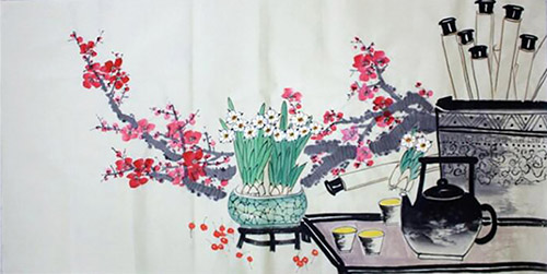 Qing Gong,68cm x 136cm(27〃 x 54〃),2449007-z