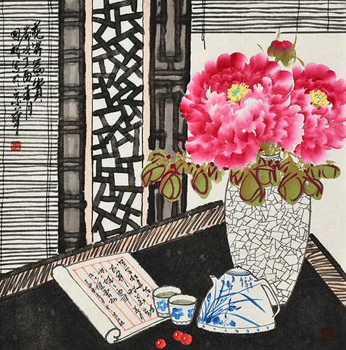 Qing Gong,68cm x 68cm(27〃 x 27〃),2520002-z