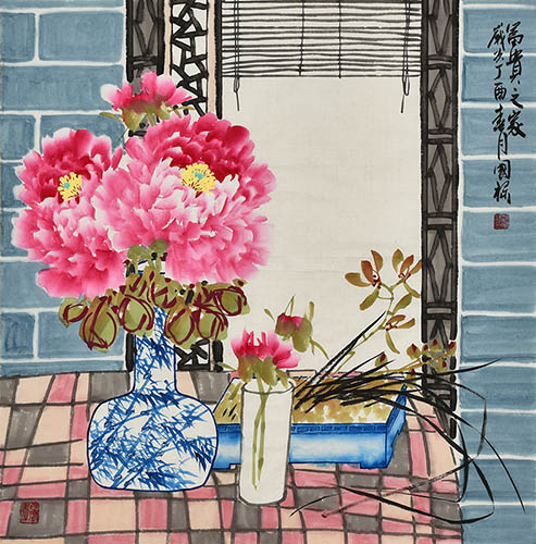 Qing Gong,68cm x 68cm(27〃 x 27〃),2520004-z