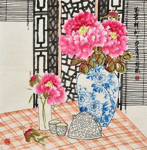 Qing Gong,68cm x 68cm(27〃 x 27〃),2520005-z