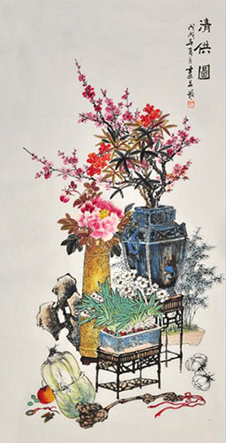 Qing Gong,69cm x 138cm(27〃 x 54〃),2521003-z