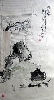 Chinese Qing Gong Painting,50cm x 100cm,2522003-x