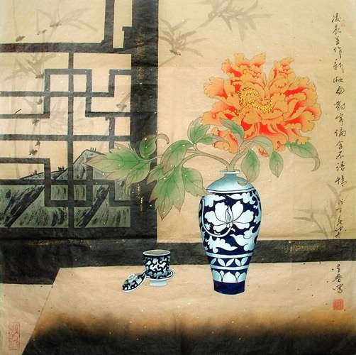 Qing Gong,69cm x 69cm(27〃 x 27〃),2617085-z