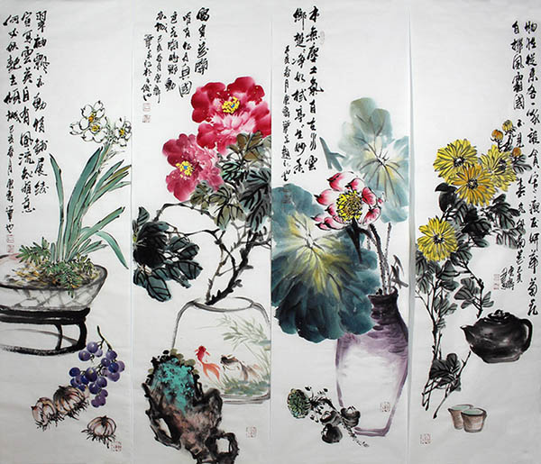 Qing Gong,34cm x 120cm(13〃 x 47〃),syx21172006-z