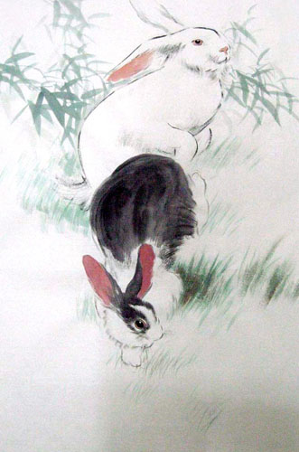 Rabbit,69cm x 46cm(27〃 x 18〃),4805005-z