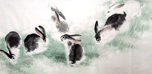 Rabbit,69cm x 138cm(27〃 x 54〃),4805007-z