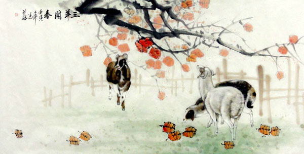 Sheep,69cm x 138cm(27〃 x 54〃),4450009-z