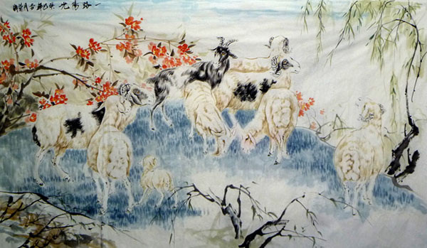 Sheep,88cm x 158cm(35〃 x 62〃),4695087-z