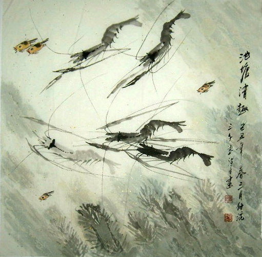 Shrimp,69cm x 69cm(27〃 x 27〃),2326029-z