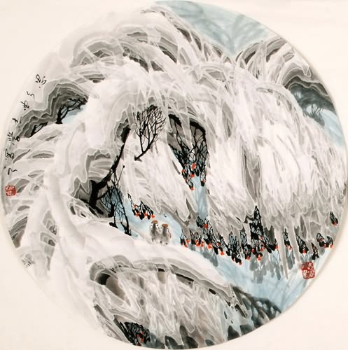 Snow,66cm x 66cm(26〃 x 26〃),1056016-z