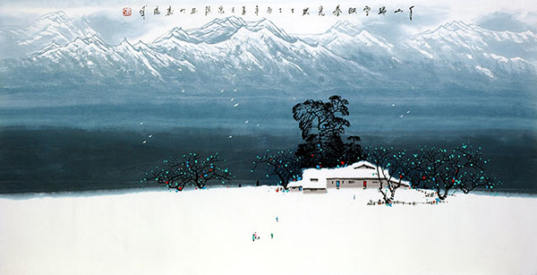 Snow,68cm x 136cm(27〃 x 54〃),1095107-z