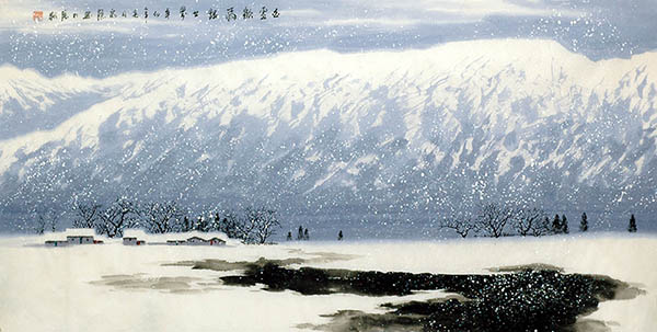 Snow,68cm x 136cm(27〃 x 54〃),1095109-z