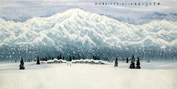 Snow,68cm x 136cm(27〃 x 54〃),1095115-z