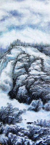 Snow,35cm x 100cm(14〃 x 39〃),1109008-z