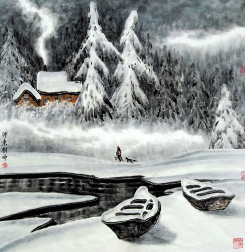 Snow,69cm x 69cm(27〃 x 27〃),1167001-z