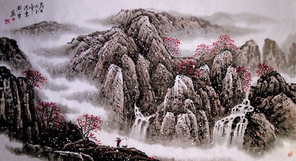 Snow,66cm x 136cm(26〃 x 53〃),1167003-z