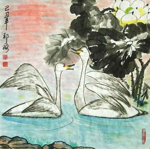 Swan,50cm x 50cm(19〃 x 19〃),2517004-z