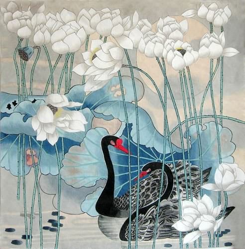 Swan,69cm x 69cm(27〃 x 27〃),2720001-z