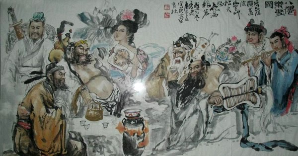 the Eight Immortals,97cm x 180cm(38〃 x 70〃),3447136-z