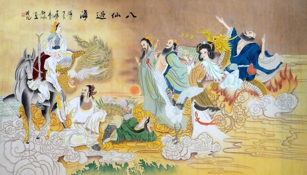 the Eight Immortals,96cm x 160cm(38〃 x 63〃),3794001-z