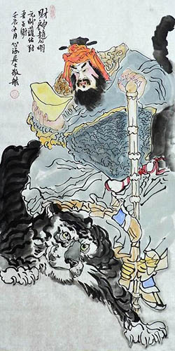 the Three Gods of Fu Lu Shou,50cm x 100cm(19〃 x 39〃),xhjs31118005-z