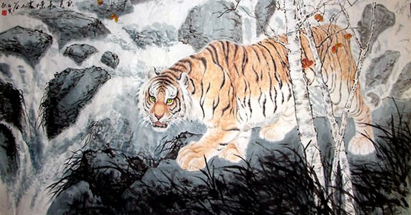 Tiger,90cm x 200cm(35〃 x 79〃),4695029-z