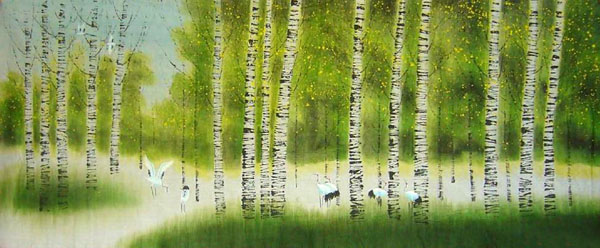 Trees,70cm x 170cm(27〃 x 67〃),1035009-z