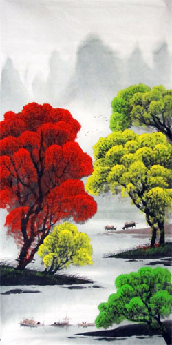 Trees,66cm x 136cm(26〃 x 53〃),1082023-z