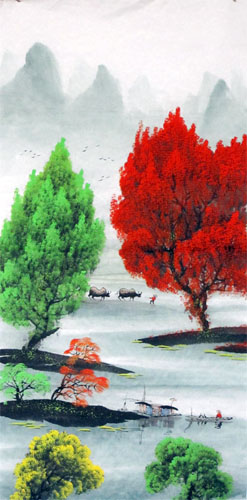 Trees,50cm x 100cm(19〃 x 39〃),1082026-z