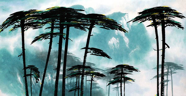 Trees,68cm x 136cm(27〃 x 54〃),1095097-z