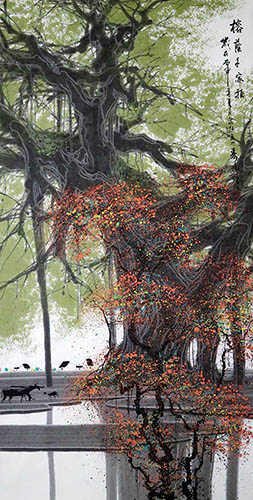 Trees,68cm x 136cm(27〃 x 54〃),1095102-z