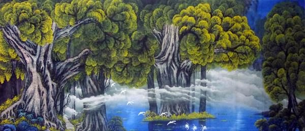 Trees,96cm x 240cm(38〃 x 94〃),1134027-z