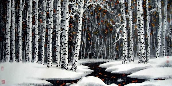 Trees,66cm x 136cm(26〃 x 53〃),1167007-z