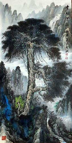 Trees,66cm x 136cm(26〃 x 53〃),1738011-z