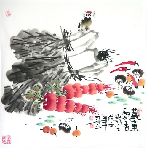 Vegetables,50cm x 50cm(19〃 x 19〃),2355003-z