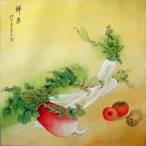 Vegetables,69cm x 69cm(27〃 x 27〃),2385011-z