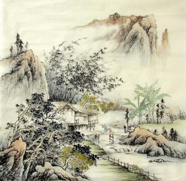 Village Countryside,68cm x 68cm(27〃 x 27〃),1017008-z