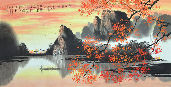 Village Countryside,68cm x 136cm(27〃 x 54〃),1095049-z