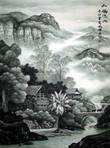 Village Countryside,96cm x 132cm(38〃 x 52〃),1135029-z