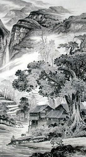 Village Countryside,97cm x 180cm(38〃 x 70〃),1135050-z