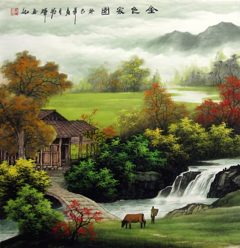 Village Countryside,66cm x 66cm(26〃 x 26〃),1135108-z