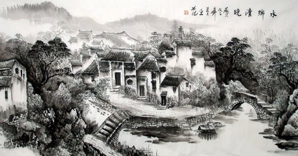 Water Township,66cm x 136cm(26〃 x 53〃),1204004-z