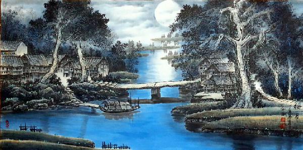 Water Township,66cm x 136cm(26〃 x 53〃),1738002-z